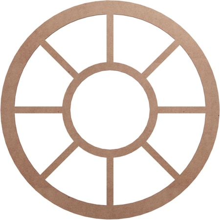 Ekena Millwork Grace Wood Fretwork Pierced Ceiling Medallion, Wood (Paint Grade), 26"OD x 9 1/2"ID x 3/8"T CMWP26X0375GRMF